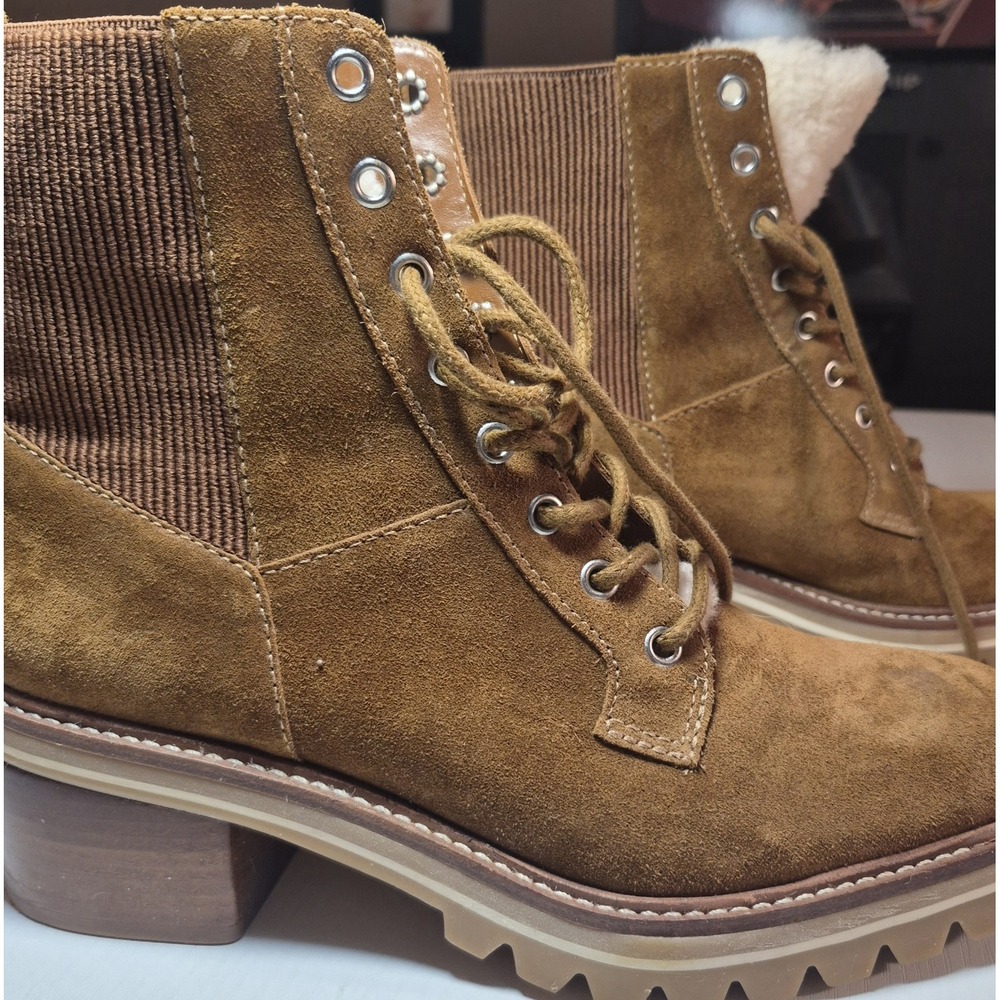 BERNARDO Women's Boots Selena Water Resistant Combat Boot--Size 9